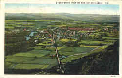 Easthampton from Mt. Tom Holyoke, MA Postcard Postcard