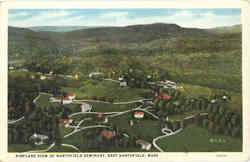 Airplane View of Northfield Seminary East Northfield, MA Postcard Postcard