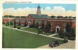 Junior High School Falmouth, MA Postcard Postcard