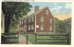 Howland House Plymouth, MA Postcard Postcard