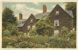 Garden View, The House of Seven Gables Postcard