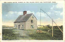 The Coffin House, Oldest on the Island Nantucket, MA Postcard Postcard