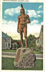 Statue of Massasoit Postcard