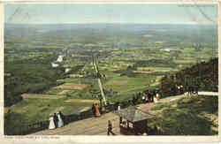 View from Mt. Tom Mount Tom, MA Postcard Postcard