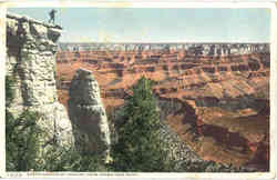 Grand Canyon of Arizona from Grand View Point Grand Canyon National Park, AZ Postcard Postcard