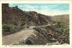 Entering Devil's Canyon, Globe-Miami Superior Highway Scenic, AZ Postcard Postcard