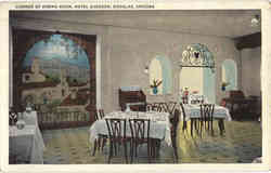 Corner of Dining Room, Hotel Gadsden Douglas, AZ Postcard Postcard