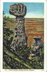 Thor's Hammer Grand Canyon National Park, AZ Postcard Postcard