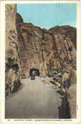Claypool Tunnel, Globe-Superior Highway Postcard
