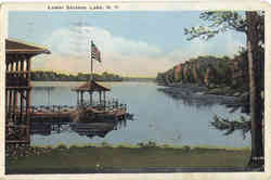 Lower Saranac Lake New York Postcard Postcard