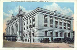 New York Central Railroad Station Postcard