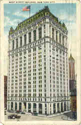 West Street Building Postcard