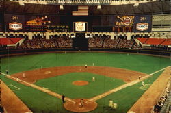 Interior Of Astrodome Houston Texas