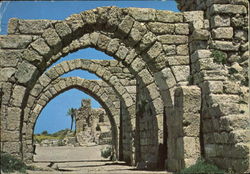 Ancient Arch Way Caesarea Israel