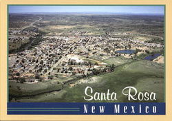 Aerial View Of Santa Rosa New Mexico