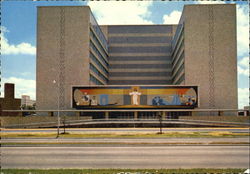 The Methodist Hospital, Fannin Street Entrance, Texas Medical Center Postcard