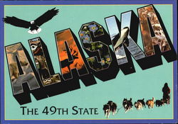 Greetings From Alaska Postcard