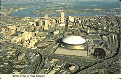 Aerial View Of New Orleans Postcard