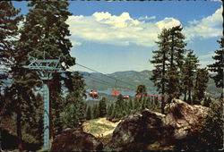 Snow Summit Ski Lift Scenic, CA Postcard Postcard