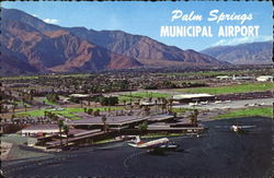 Palm Springs Municipal Airport Postcard