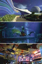 Explore Sea Base Alpha Epcot Postcard