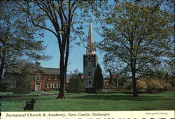 Immanuel Church & Academy New Castle, DE Postcard Postcard