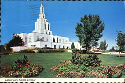 Latter Day Saints Temple Idaho Falls, ID Postcard Postcard