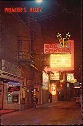 Printer's Alley, The Bourbon Street Postcard