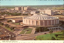 Dallas Memorial Auditorium Postcard