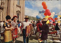 Festividad de Corpus Christi Guatemala Central America Postcard Postcard