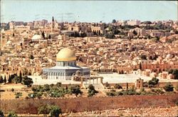 Jerusalem Old City Panorama Postcard