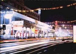 Park Street In The Night Calcutta, India Postcard Postcard