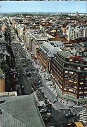 Sveavagen Stockholm, Sweden Postcard Postcard
