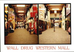 Wall Drug Western Mall South Dakota Postcard Postcard