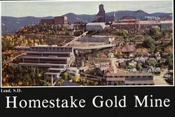 Homestake Gold Mine Lead, SD Postcard Postcard