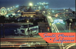 Santa Monica California Postcard Postcard