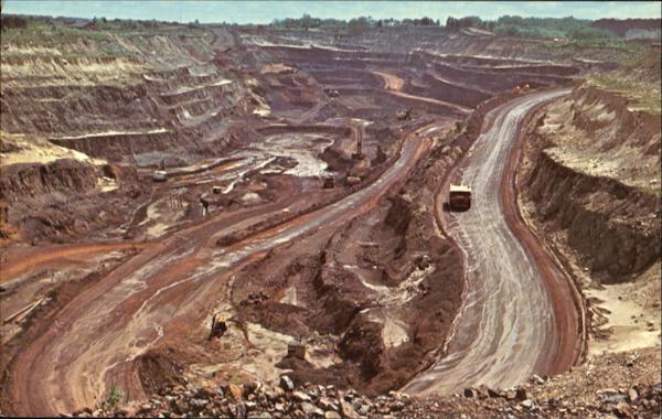 Open Pit Iron Mining Minnesota