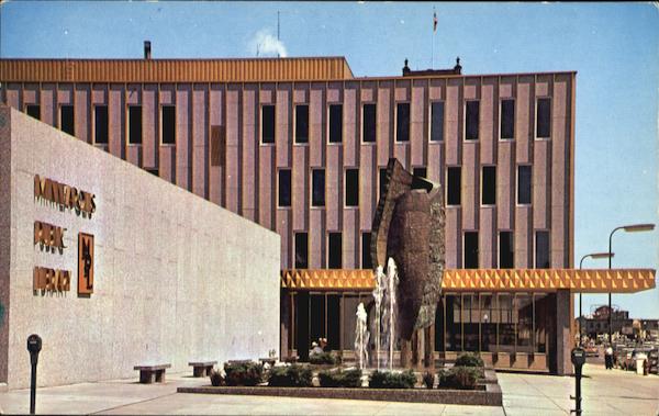 Gold Trimmed Public Library Minneapolis Minnesota