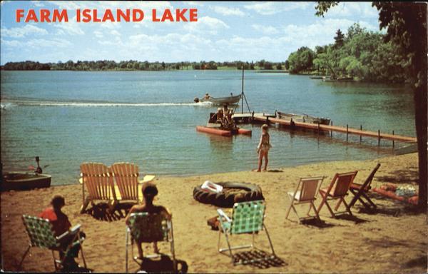 Farm Island Lake Scenic Minnesota