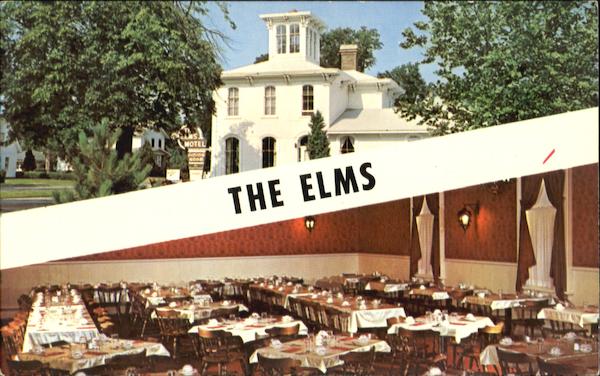 The Elms Motel & Dining Room, U. S. 24 El Paso Illinois