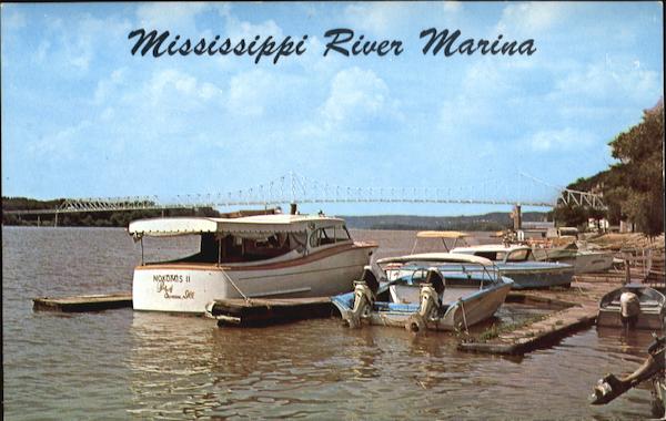 Mississippi River Marina Savanna Illinois
