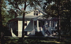 Lindbergh House Postcard