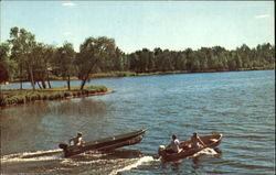 Boating Fun In The Land Of 10,000 Lakes Postcard