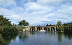 The Dam Crosslake, MN Postcard Postcard