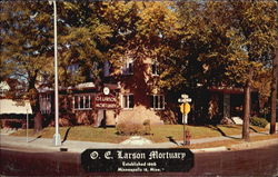 O. E. Larson Mortuary, 2301 Central Avenue N. E Postcard