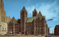 Minneapolis City Hall And Hennepin County Courthouse Postcard