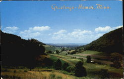 Greetings - Homer Minnesota Postcard Postcard