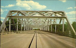 John F. Kennedy Memorial Bridge Grand Forks, ND Postcard Postcard