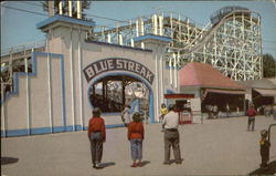 Blue Streak Riverview Postcard