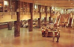 Interior Greyhound Bus Terminal Postcard